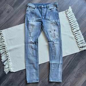 Ksubi World Tour Chitch Punk Devil Slim Blue Jeans